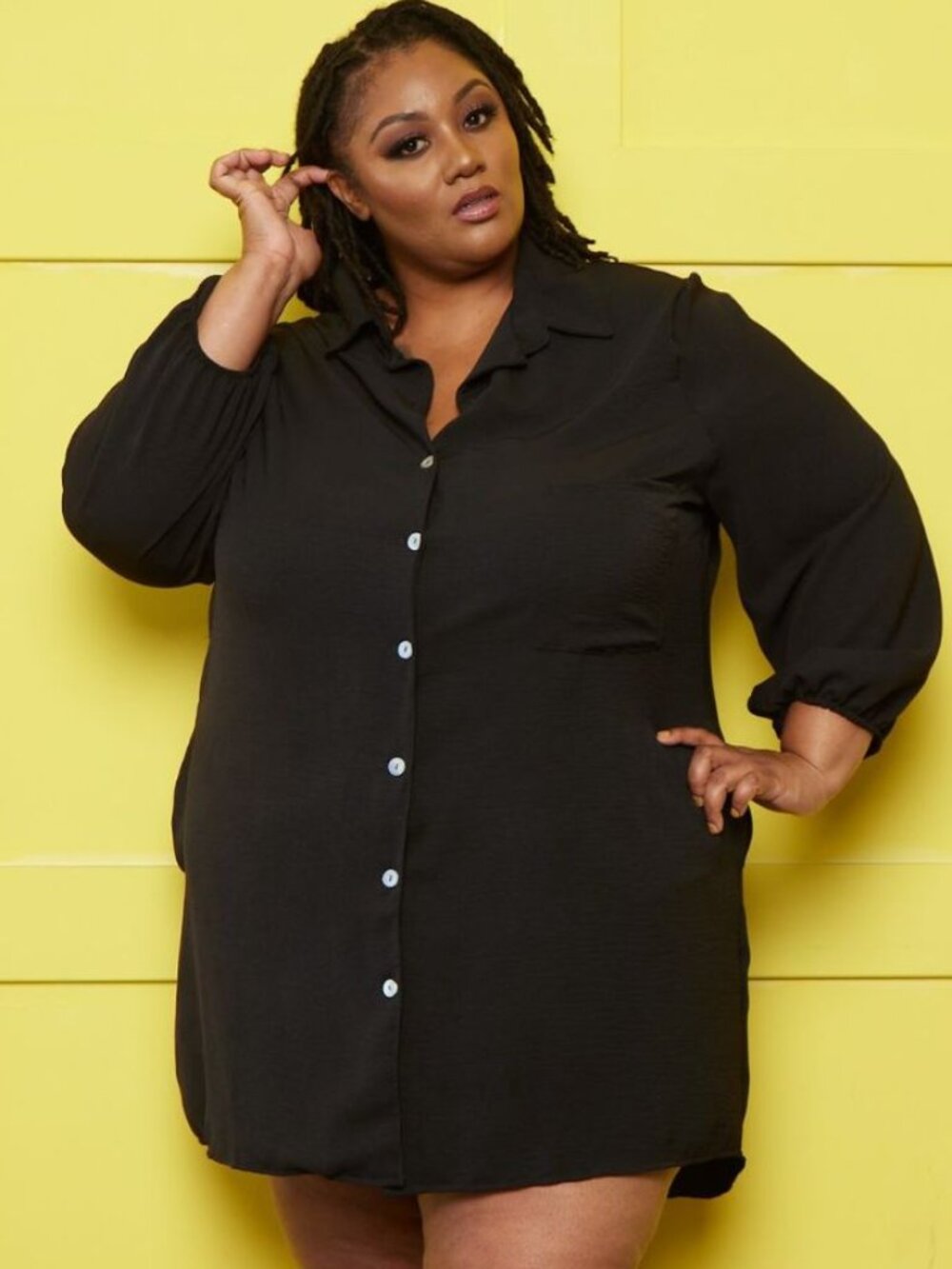 Plus size shirt dress 5X